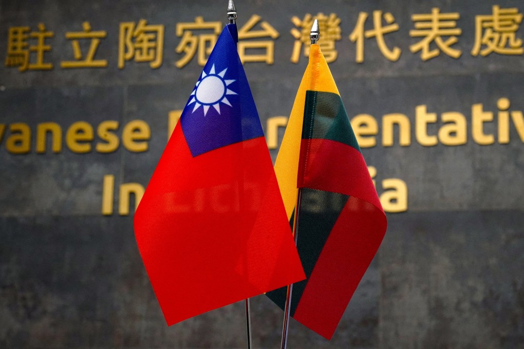 China has downgraded diplomatic ties with Lithuania and pressured multinationals to sever links with the Baltic nation of 2.8 million people after it allowed Taiwan to open a de facto embassy in Vilnius. Photo: Reuters