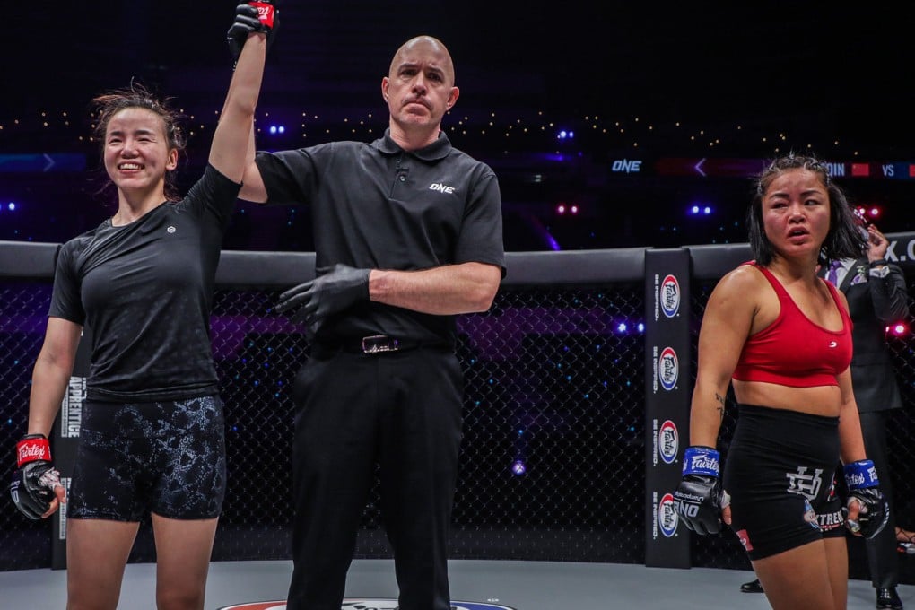Lin Heqin wins a unanimous decision against Bi Nguyen at ONE: Bad Blood.
Photo: ONE Championship