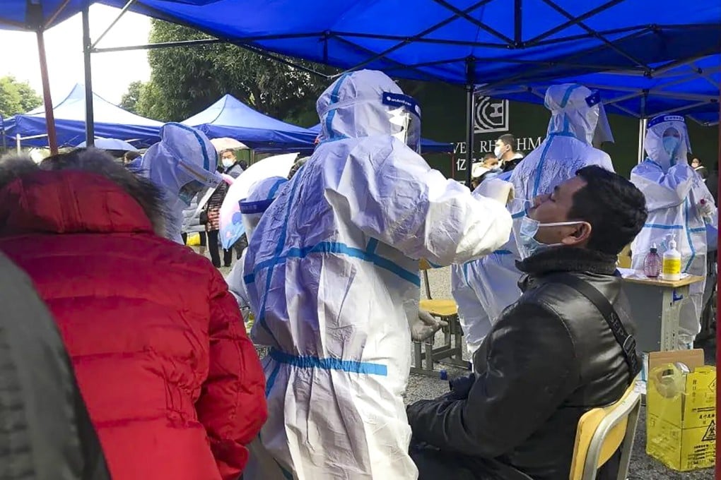 The city of Baise had administered more than 4.8 million viral screenings by Wednesday. Photo: Weibo