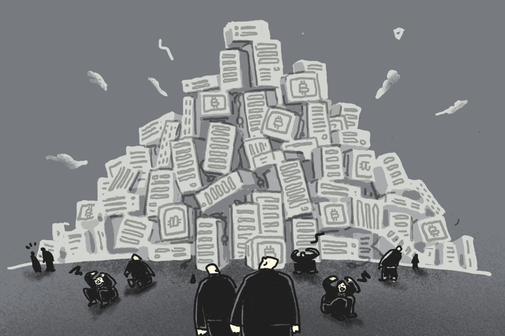 Months after China‘s cryptocurrency mining crackdown shut down almost all such activity in the country last year, large mining operations are still having trouble exporting their equipment to new markets. Illustration: Perry Tse