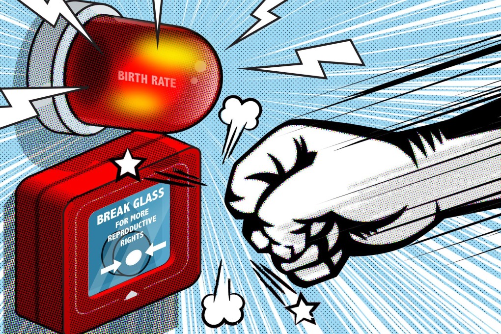 China’s National Health Commission said it will push for the legislation of assisted reproductive technology as the nation looks to combat a rapidly declining birth rate. Illustration: Henry Wong