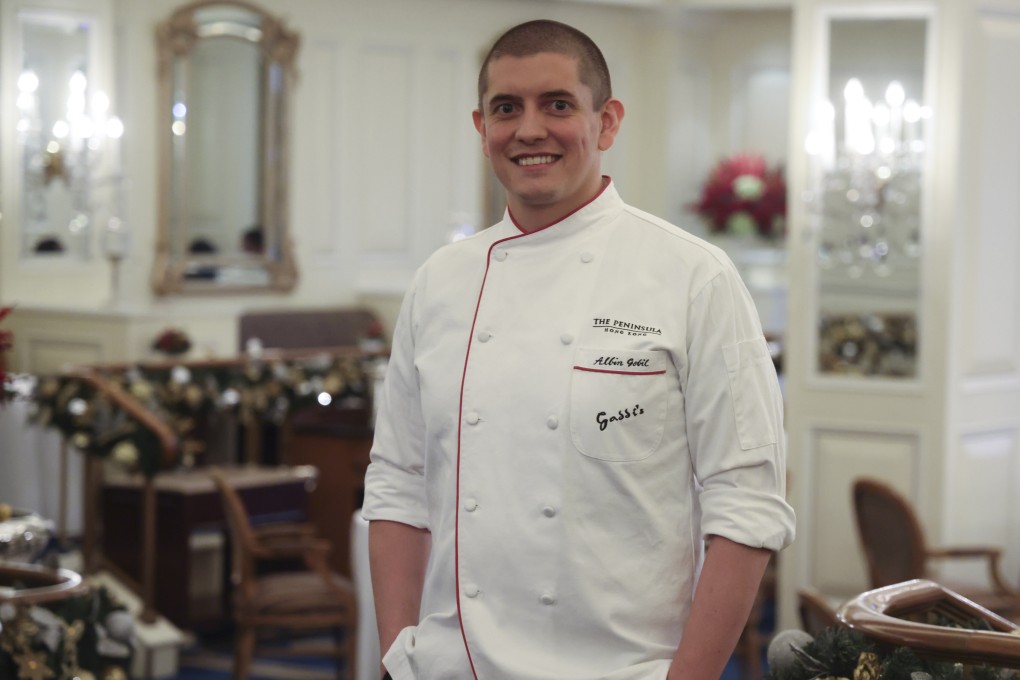 Gaddi’s chef de cuisine Albin Gobil at the restaurant in The Peninsula Hong Kong. Photo: May Tse