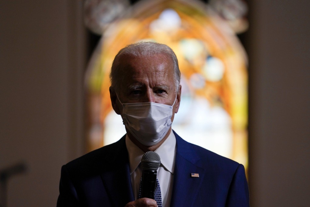 US President Joe Biden speaks at a church in Wisconsin, US, on September 3, 2020. Photo: AP