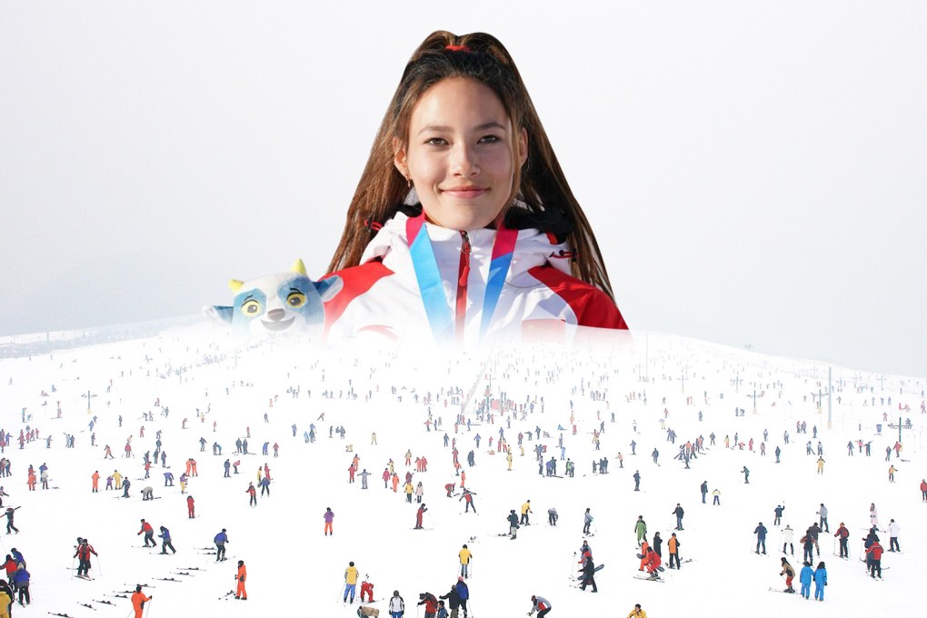 Eileen Gu is the biggest star in Chinese winter sports, but can she help grow the country’s ski industry? Photo: Handout