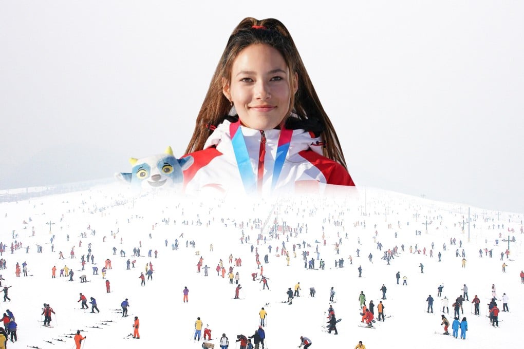 Eileen Gu is the biggest star in Chinese winter sports, but can she help grow the country’s ski industry? Photo: Handout