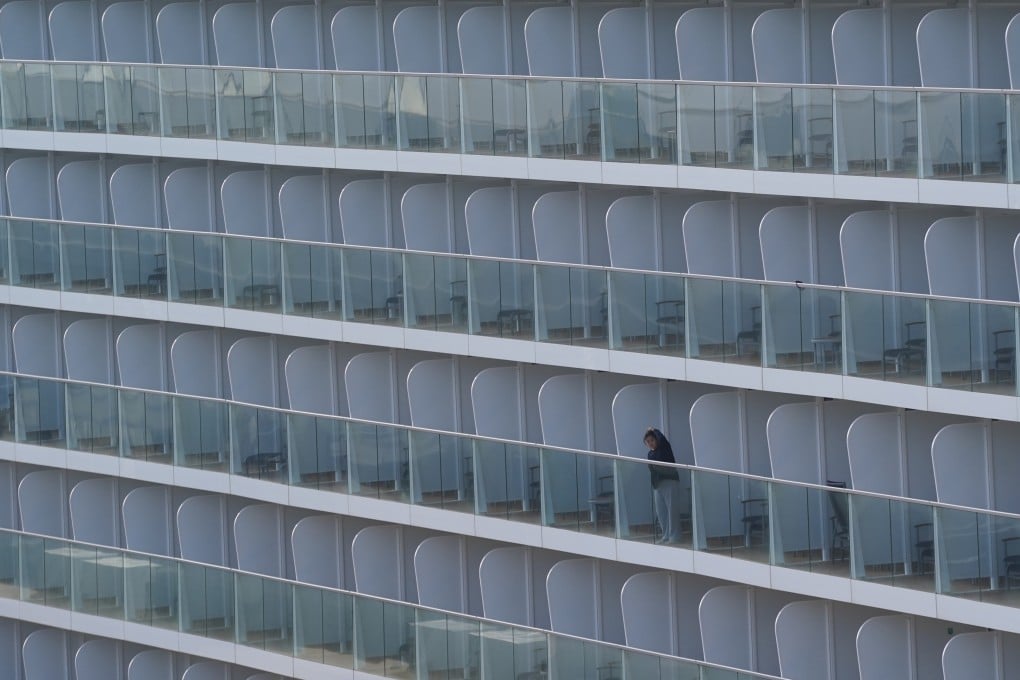 Hong Kong lawmakers have suggested using empty cruise ships as quarantine facilities amid the surging fifth wave of coronavirus infections. Photo: Sam Tsang