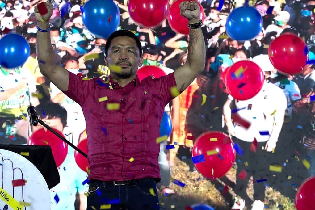 Philippine presidential candidate Manny Pacquiao. Photo: AFP
