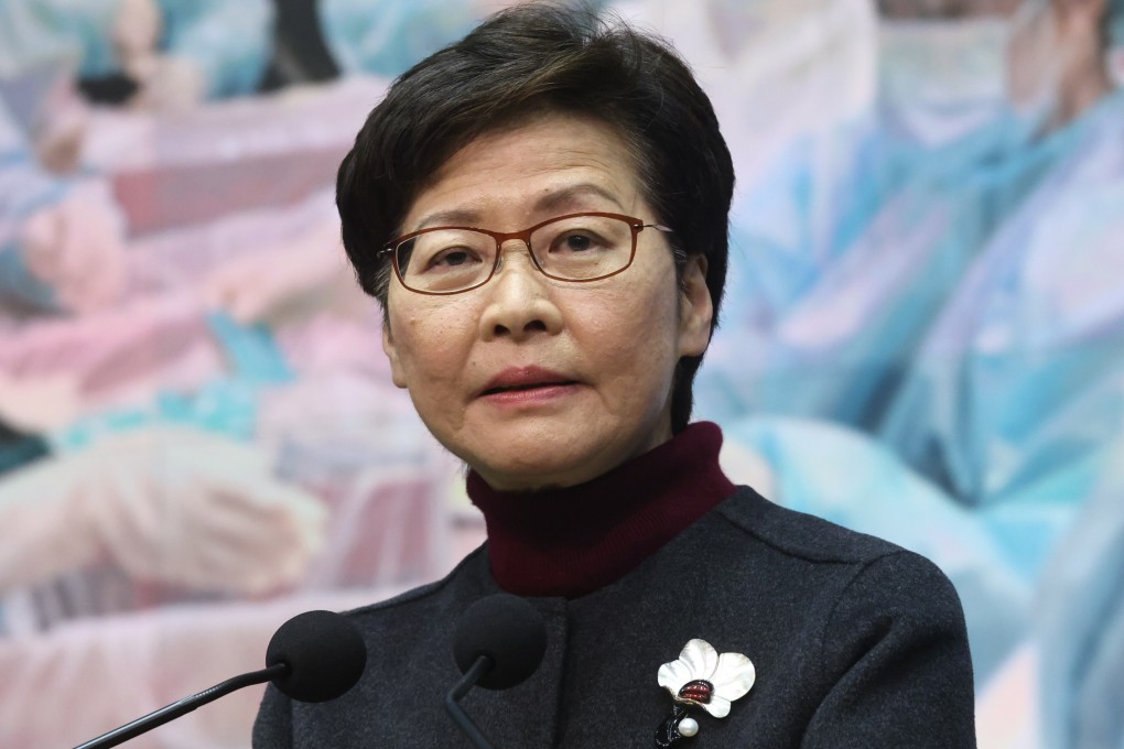 Chief Executive Carrie Lam Cheng Yuet-ngor meets the media after EXCO meeting. Photo: K. Y. Cheng