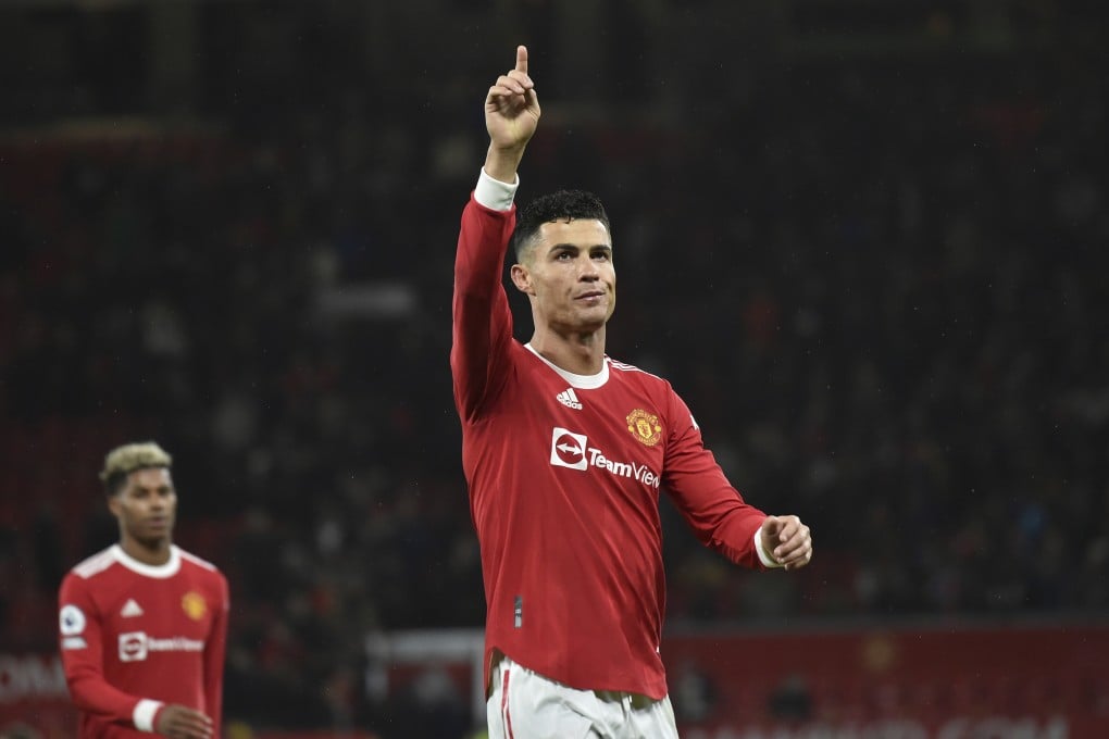 Manchester United’s Cristiano Ronaldo is once again king of social media in China. Photo: AP