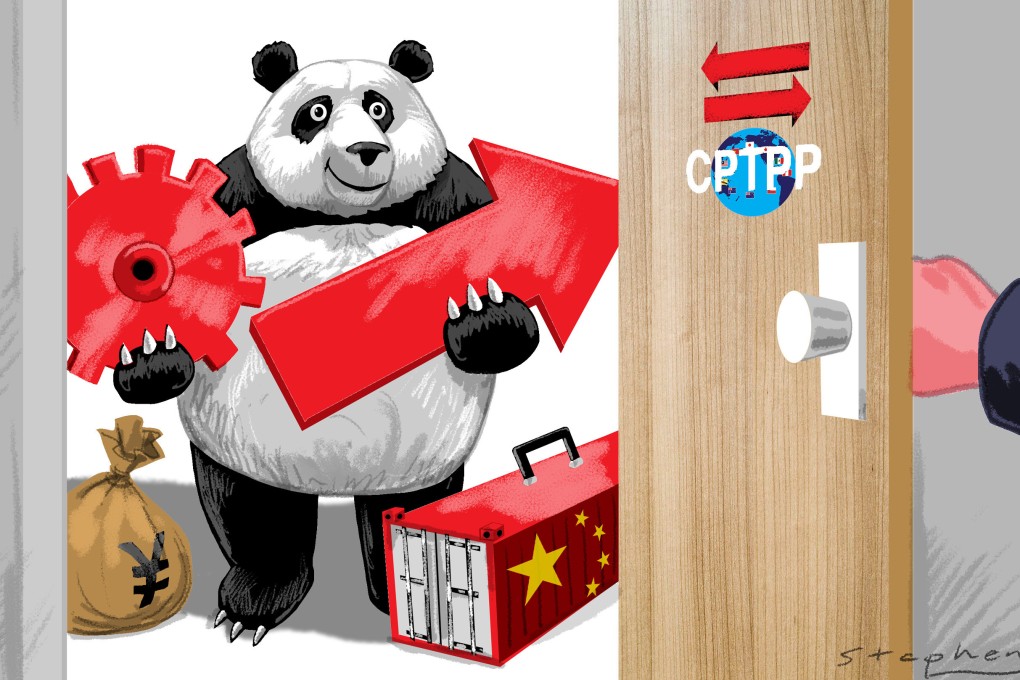 China says it has conducted ‘sufficient, holistic and profound’ research into the Comprehensive and Progressive Agreement for Trans-Pacific Partnership (CPTPP). Illustration: Craig Stephens