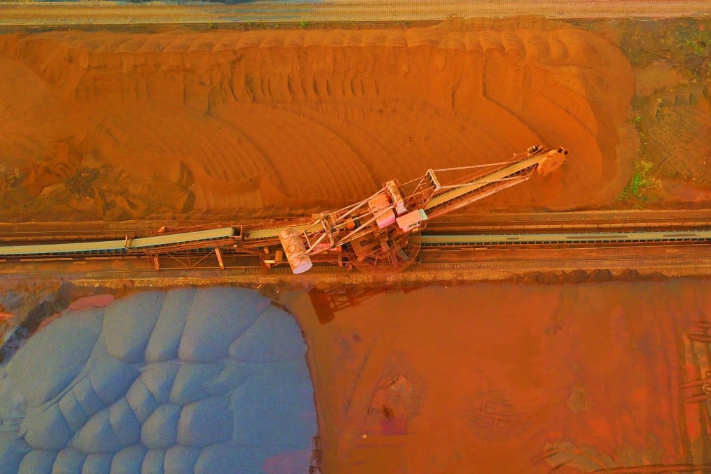 Stocks of imported iron ore at China’s ports had been climbing since the second half of 2021 to hit a three-and-a-half year high of over 157 million tonnes in late December, according to SteelHome consultancy. Photo: Barcroft Media via Getty Images