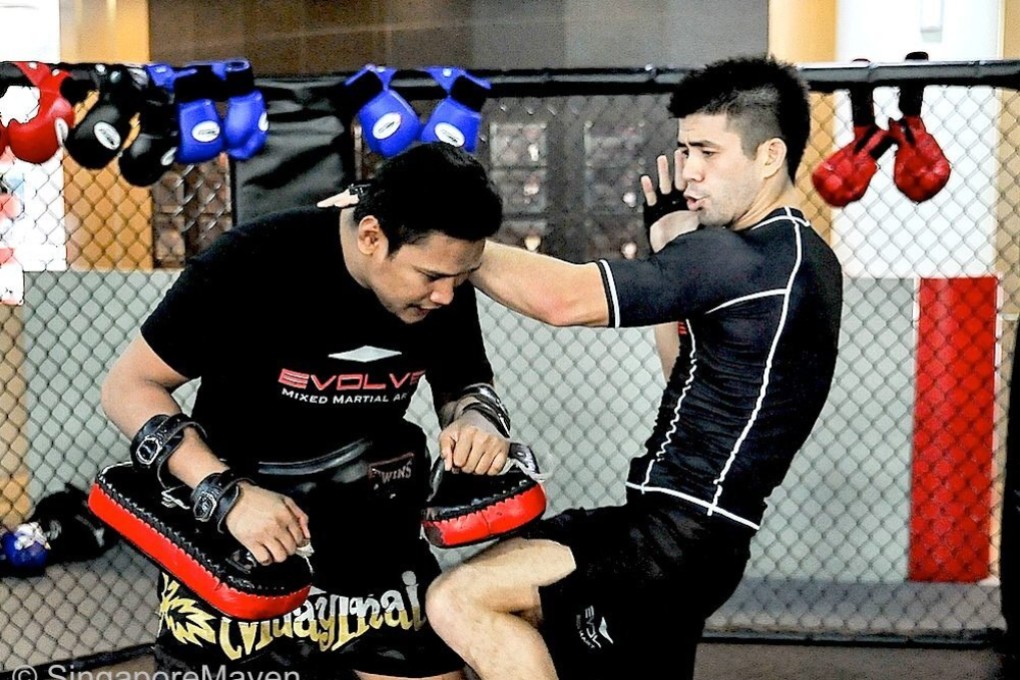 Philippines-based Mark Striegl prepares for his bout in UFC Vegas 48. Photo: Handout