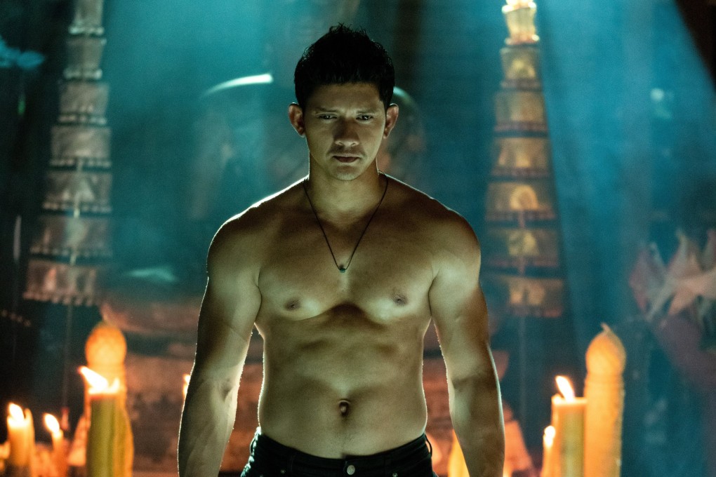 Iko Uwais as Kai in a still from Fistful of Vengeance, directed by Roel Reiné. Photo: Patrick Brown/Netflix.