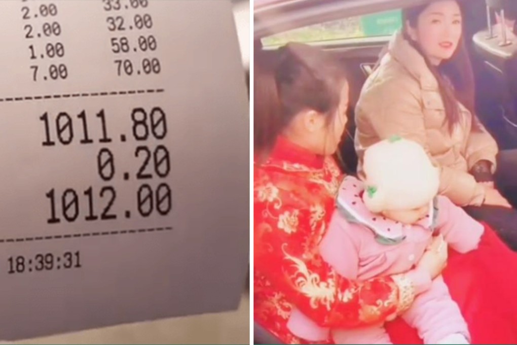 A 0.2 yuan overcharge led to an online rant, and a bride’s family refused to get out of a car unless the groom paid an expensive ‘alighting fee’. Photo: Handout