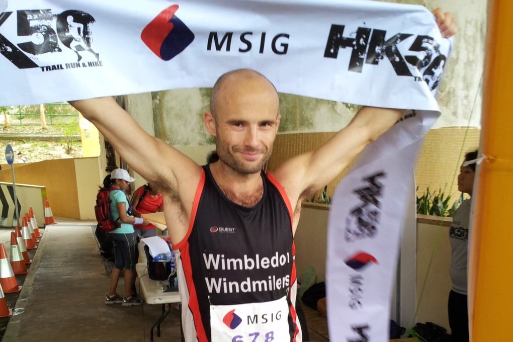Pavel Toropov winning an ultra-marathon in 2012. He hopes to return to competitive running as a man with a “Terminator hip”. Photo: Action Asia