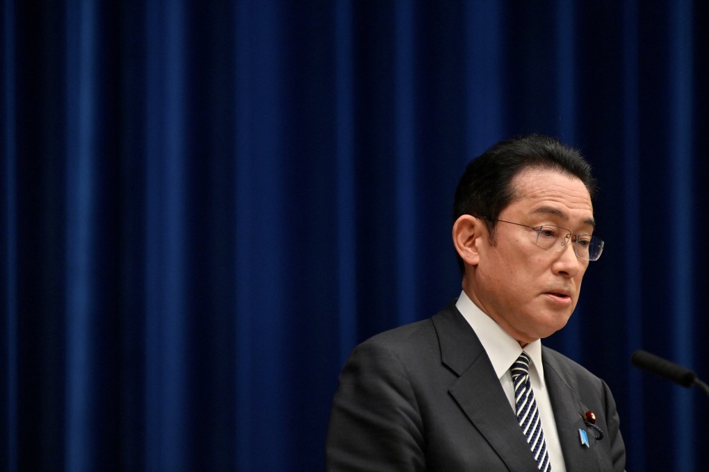 Japan’s Prime Minister Fumio Kishida spoke to Russia’s Putin. Photo: Reuters
