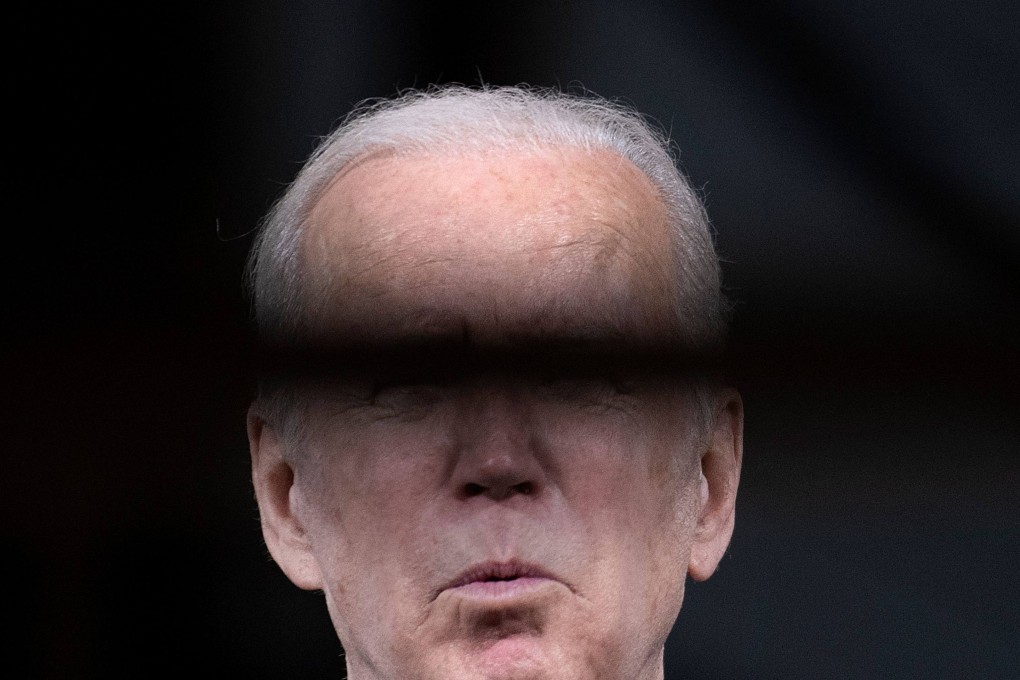 US President Joe Biden speaks about the Bipartisan Infrastructure Law in Ohio on Thursday. Photo: AFP