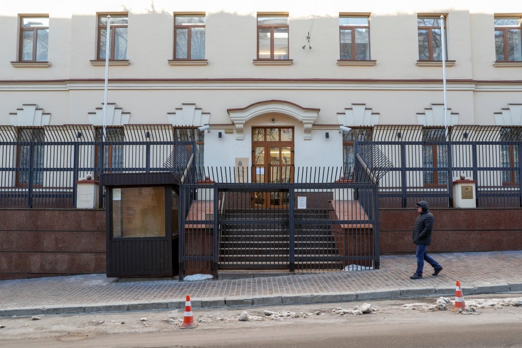 The building housing the Australian embassy in Kiev, Ukraine. Photo: Reuters