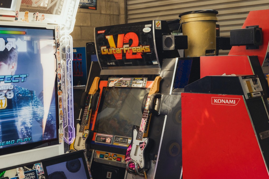 Part of Phil Arrington’s arcade machine collection in California. An underground network of gamers salvage game machines from Japan for willing buyers in the US. Photo: Julian Berman