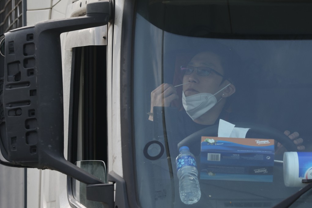 Tough coronavirus restrictions for cross-border truck drivers have pushed several to quit. Photo: May Tse