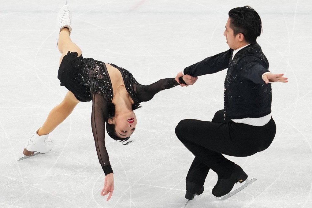 Sui Wenjing and Han Cong of China in action during the short programme. Photo: Reuters