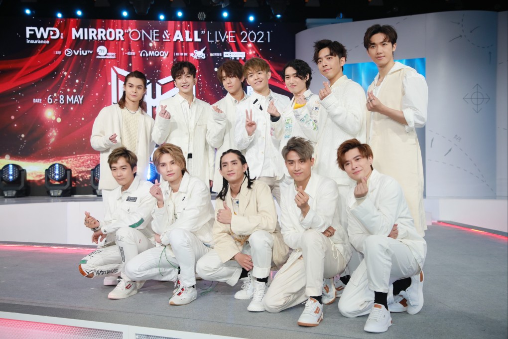 Members of Hong Kong boy band Mirror. Photo: Getty Images