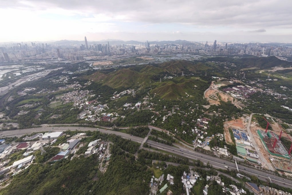 A general view of the northern area of the New Territories from Kwun Tung. Carrie Lam’s policy address proposed to turn the northern New Territories into an engine of growth and home to 2.5 million people. Photo: Martin Chan