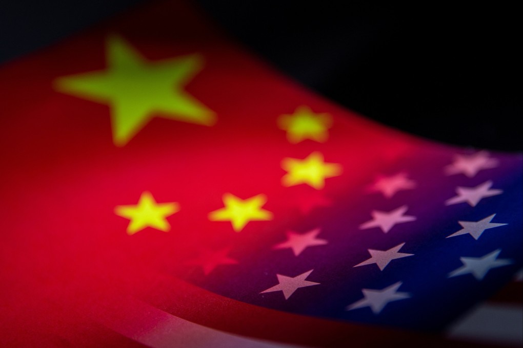 The flags of China and the US are printed on paper in this illustration taken January 27, 2022. Photo: Reuters