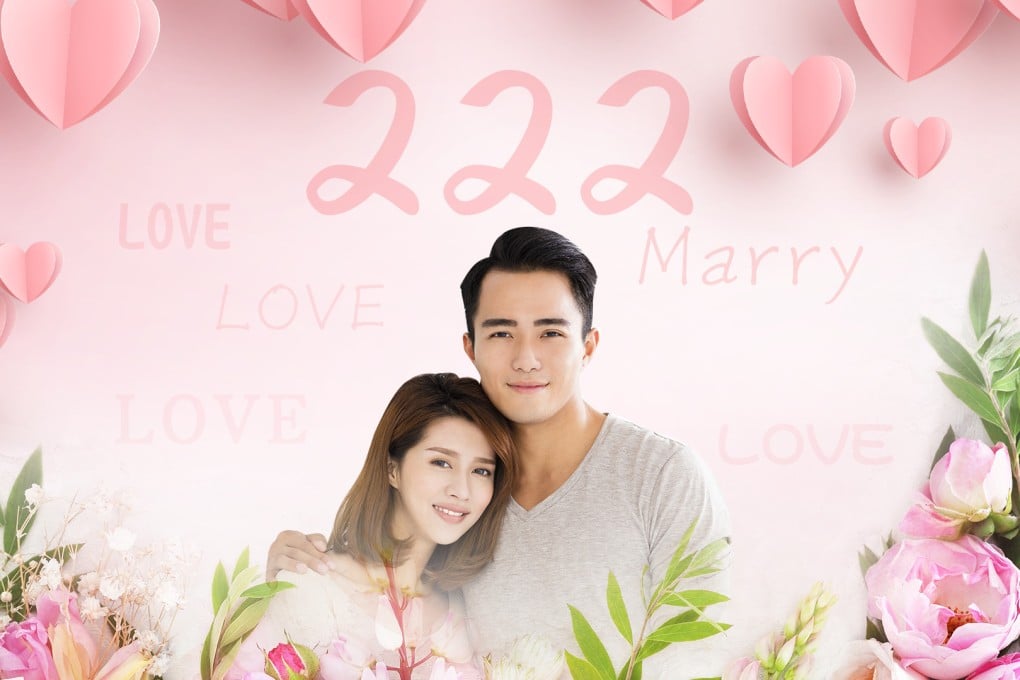 Couples flock to get married on ‘love day’. Photo: SCMP artwork