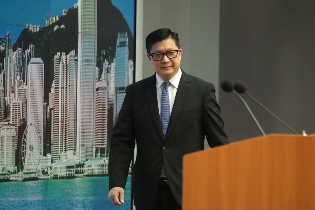 Secretary for Security Chris Tang. Photo: Edmond So