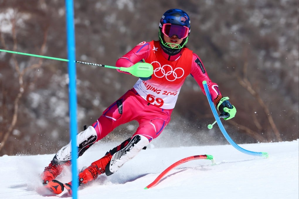 Adrian Yung in action at the 2022 Beijing Winter Olympics. Photo: Reuters