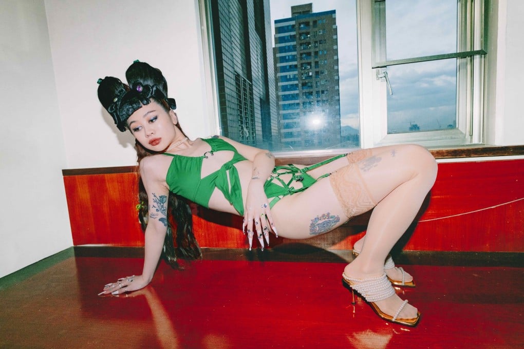 Lingerie from The End, a fashion line by Taiwanese designer Bei Kuo that takes things to extremes.