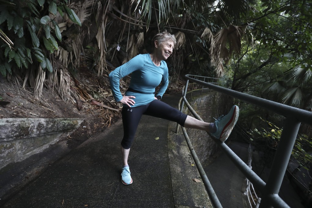 Ex-smoker Sue Ko, 74, took up running at 58 years of age, and now regularly competes in 10k races. Photo: Jonathan Wong