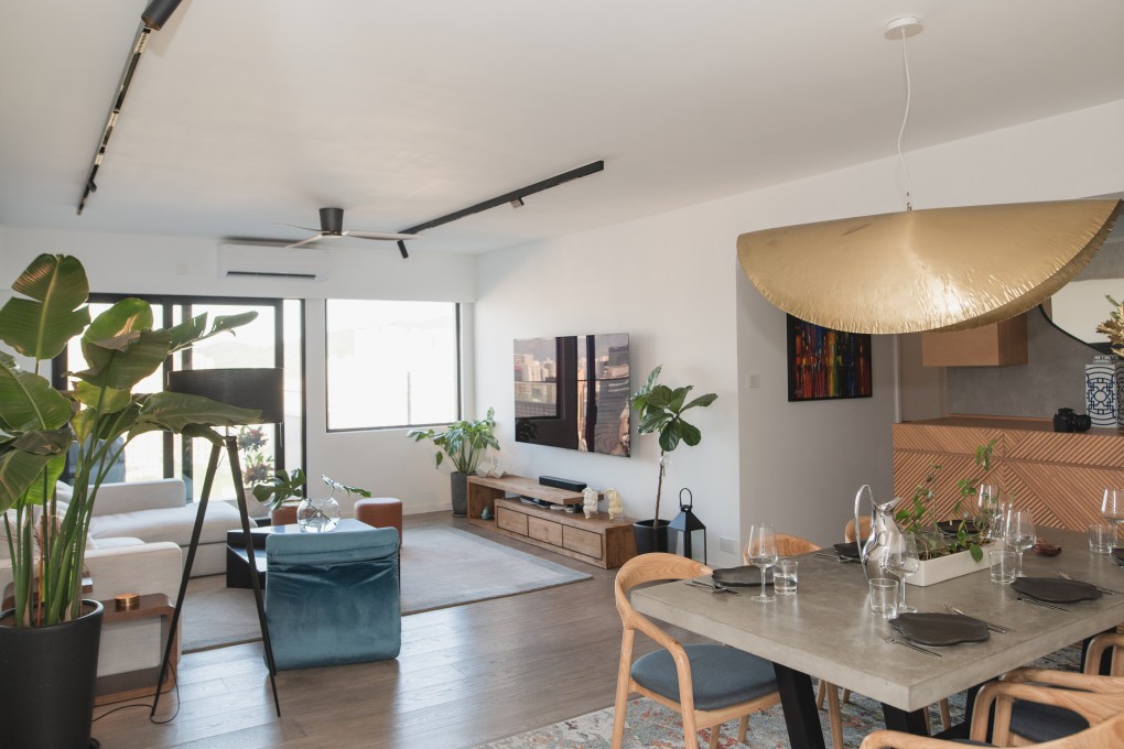 A couple asked interior designer Christine Ritter to help them turn their Happy Valley flat into a home. She talked them out of the raw concrete look they initially planned. Photo: Justin Lim
