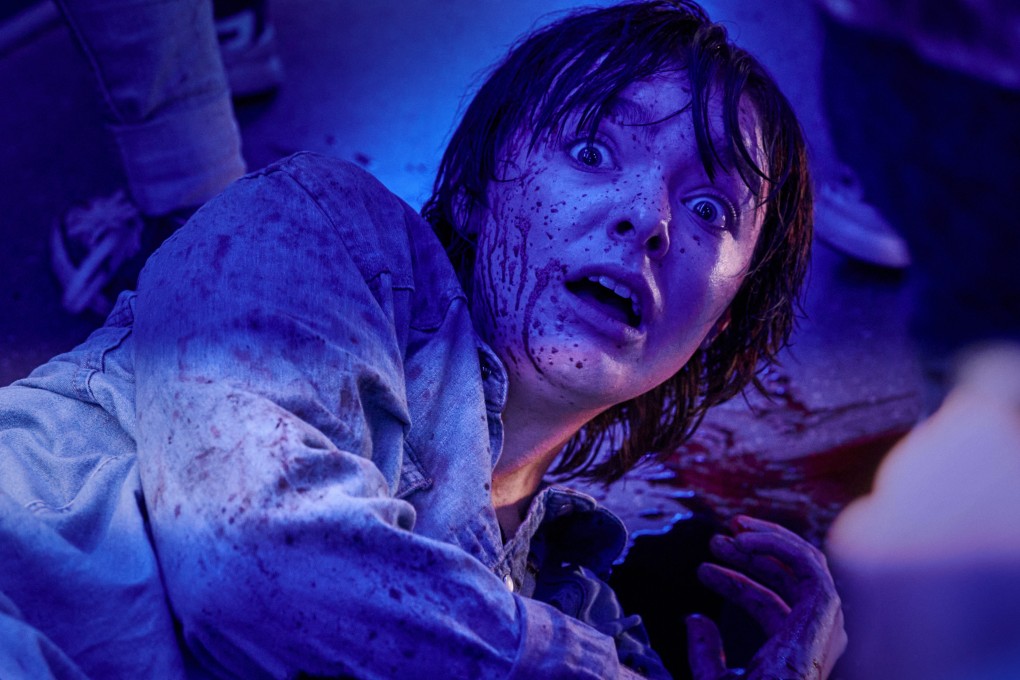 Elsie Fisher as Lila in a still from Texas Chainsaw Massacre. Photo: Yana Blajeva/Legendary, courtesy of Netflix.