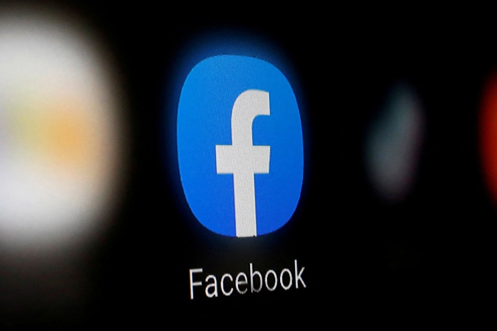 A Facebook logo displayed on a smartphone in this illustration taken January 6, 2020. Photo: Reuters