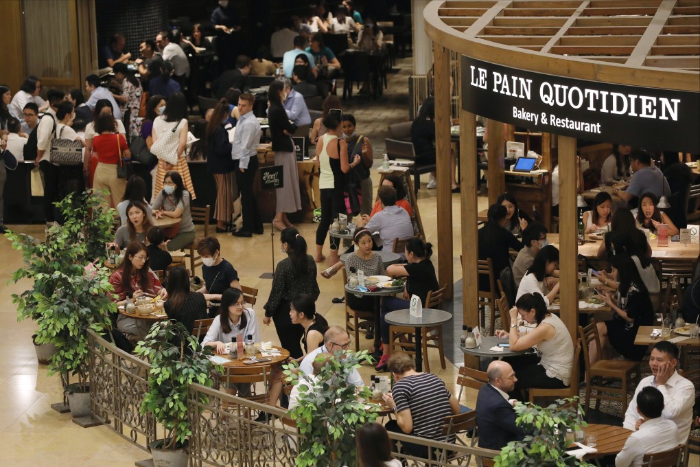 Social-distancing measures to restrict the spread of the latest variant of Covid-19 have severely restricted foot traffic at restaurants and forced retailers to close, prompting Swire Properties, the landlord at Pacific Place, to announce a rent waiver for retail tenants. Photo: May Tse