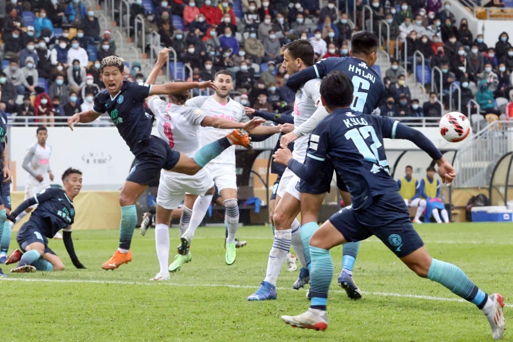 The last Hong Kong match of 2021 was the FA Cup semi-final between Rangers and Kitchee. Photo: K. Y. Cheng
