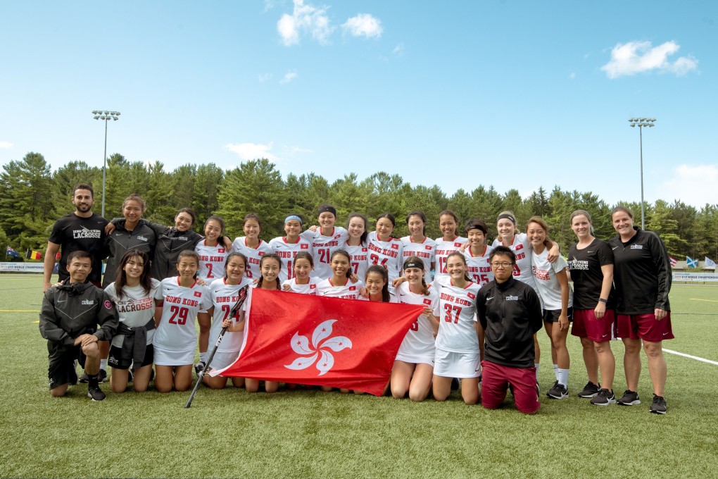The Hong Kong women’s lacrosse team. Photo: HKLA