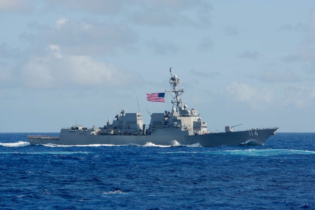 The USS Ralph Johnson’s transit through the Taiwan Strait showed America’s ‘commitment to a free and open Indo-Pacific’, the US Navy said. Photo: US Navy