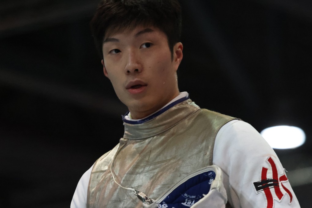 Hong Kong team foil fencer Cheung Ka-long at the Hong Kong Open Fencing Championships at the AsiaWorld Expo. Photo: SCMP / K. Y. Cheng