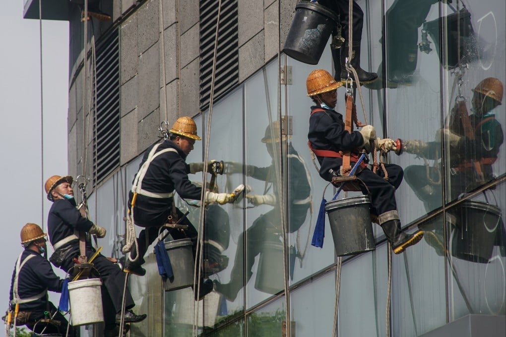 The pace of China’s urbanisation has been trending down in recent years, and last year it fell to its lowest point since 1996. Photo: EPA-EFE