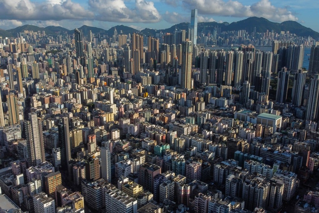 Aerial view of high-rise buildings of Kowloon district in July 2020. Photo: Sun Yeung