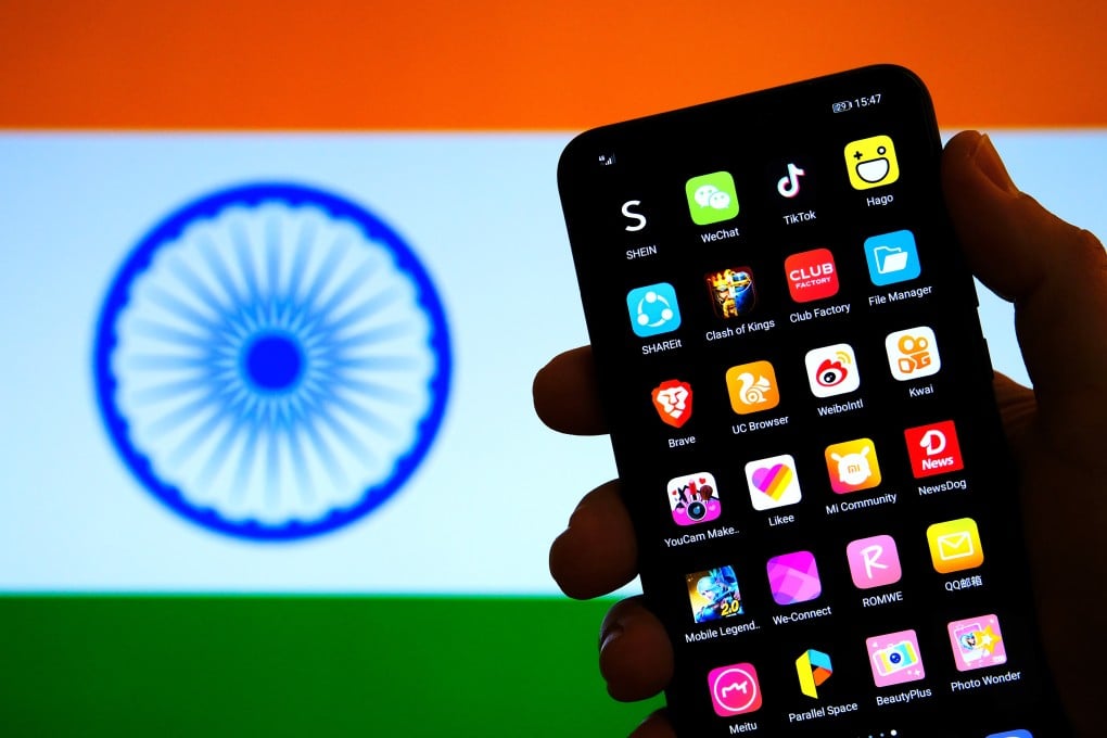 Major Chinese apps that have been blacklisted in India include those of ByteDance, Tencent Holdings, NetEase and Alibaba Group Holding. Photo: Shutterstock