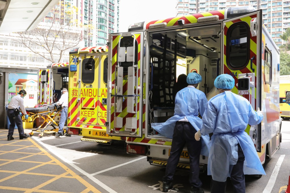 Patients are taken to accident and emergency at Queen Elizabeth Hospital in Jordan. Photo: Jelly Tse