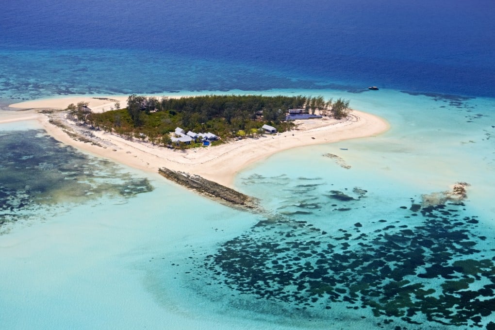 An island in Zanzibar. Around 1,000 Ukrainian tourists are stranded in the region due to Russia’s invasion of their country. Photo: Handout