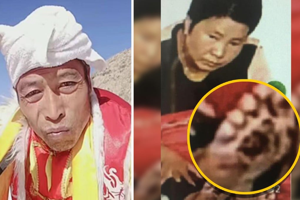 Police are investigating accusations that a woman (right) was held captive by her husband (left). Photo: Weixin