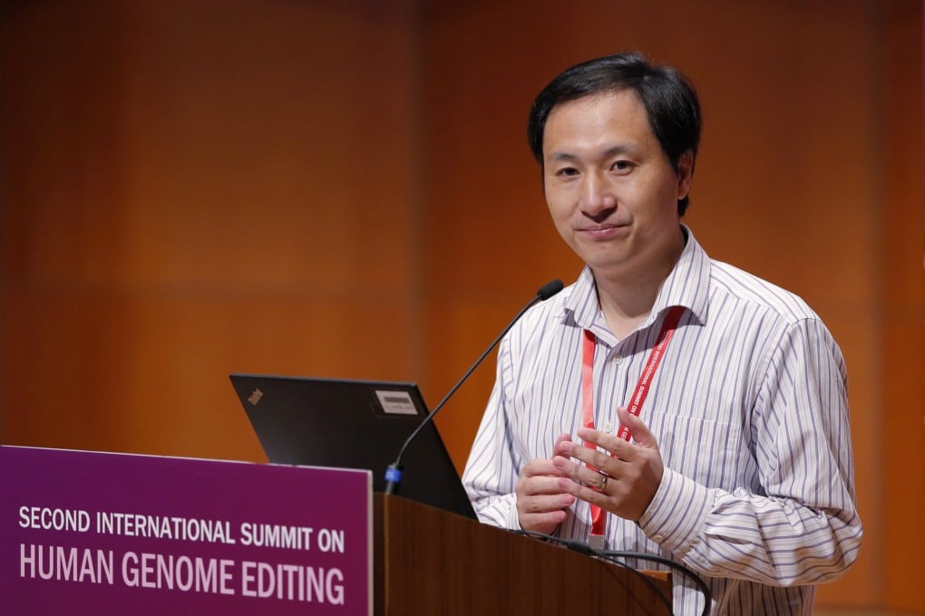 Chinese scientist He Jiankui shocked the world in 2018 when he announced that he had created gene-edited babies. Photo: AP