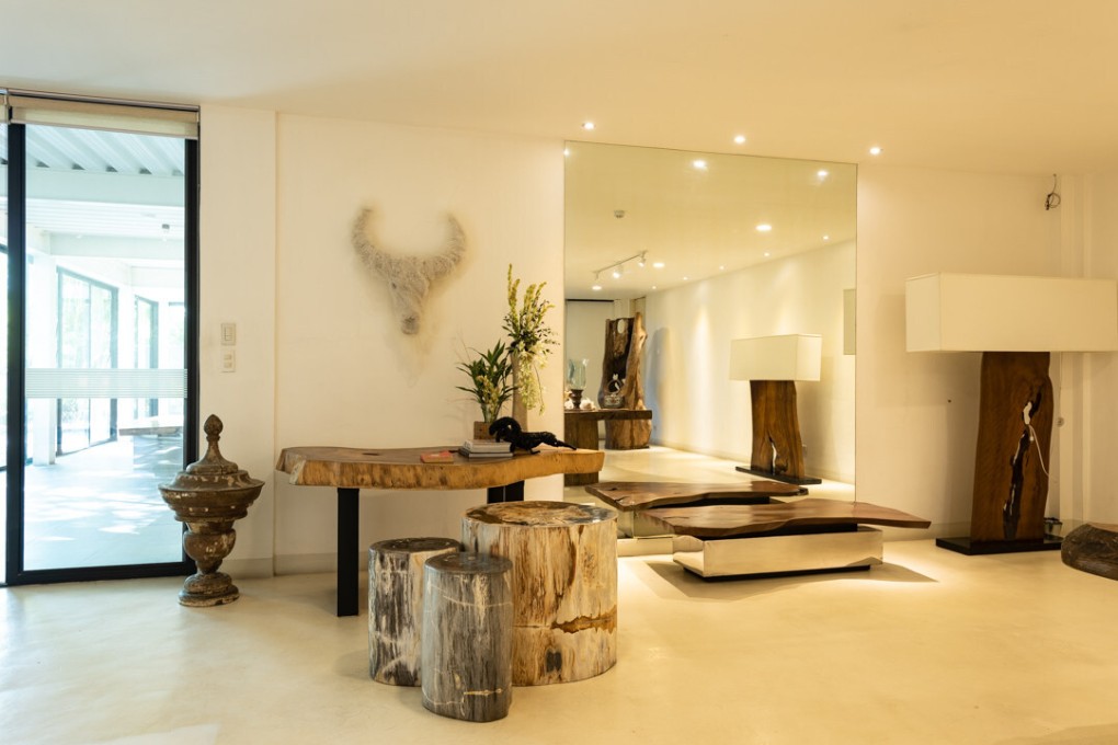 Inside the Beavaldes atelier in Manila, the Philippines. The renovation project saw a boxy old juice factory become a calming peaceful space for designers to work, create and experiment in. Photo: Jinggo Montenejo