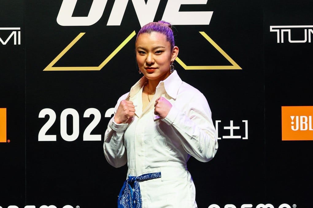 Itsuki Hirata poses at a press conference in Japan. Photo: ONE Championship.